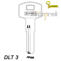 Expres 222 - klucz surowy mosiężny - DLT3